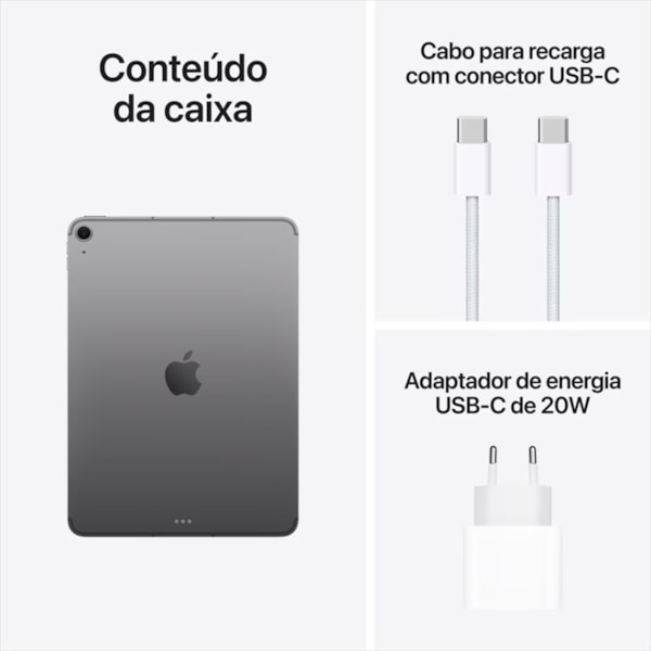 Apple iPad Air 128GB 12RAM M4 11''  Wi-Fi ( 2026 ) - Cinza-fef931d1-4a1b-47c4-94eb-b484fd231749