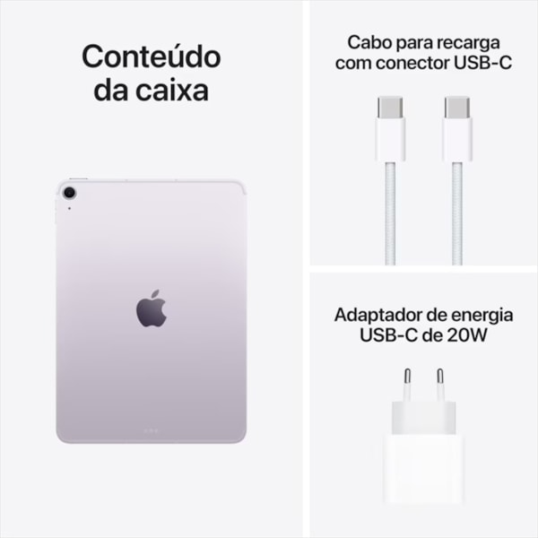 Apple iPad Air 128GB 12RAM M4 11''  Wi-Fi+5G ( 2026 ) - Roxo-de0f81f0-f382-454a-a874-2e426c9f9943