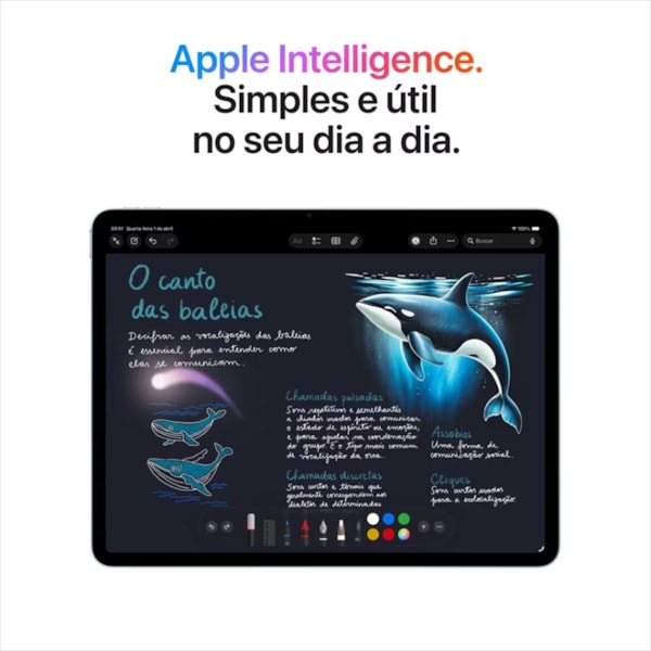 Apple iPad Air 128GB 12RAM M4 13''  Wi-Fi ( 2026 ) - Cinza-f2e8332c-0482-4967-a801-04468f95deaf