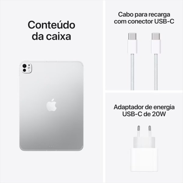 Apple iPad Pro 512GB 12RAM M5 11''  Wi-Fi ( 2026 ) - Prata-51a0b363-9dfe-4937-a4d5-6a2bede1cf5b