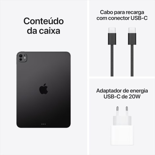 Apple iPad Pro 512GB 12RAM M5 11'' Wi-Fi ( 2026 ) - Preto-0fa27d70-c4b5-4f5a-b2a7-50e7219a6590