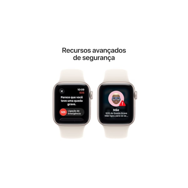 Apple Watch SE 3ª Geração 44mm GPS Pulseira Esportiva Estelar-9312e064-f6a5-42da-82d1-c4669c4db64a