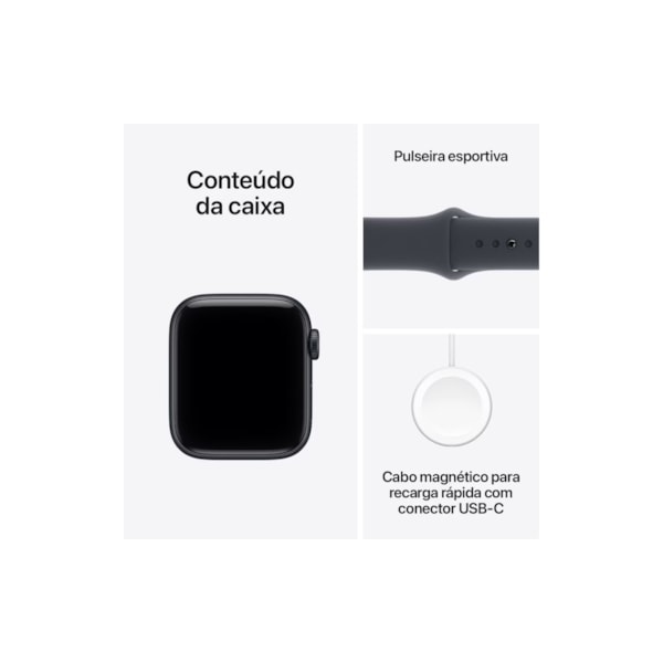 Apple Watch SE 3ª Geração 44mm GPS Pulseira Esportiva Meia Noite-1e75280f-3db0-4610-9ae3-64a017ff10d8
