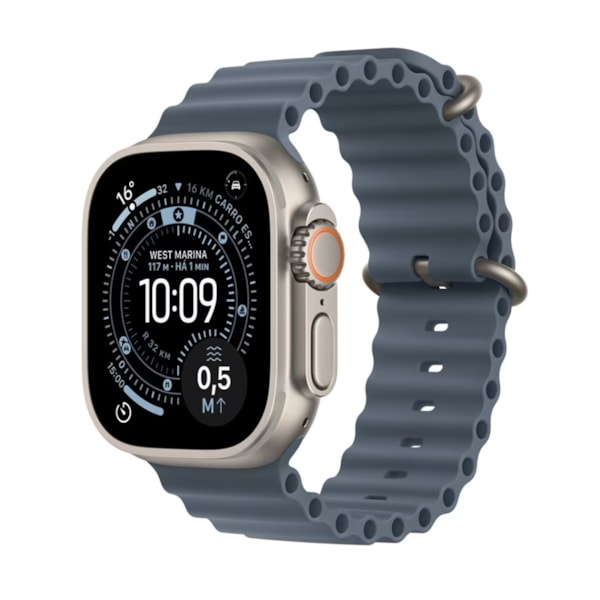 Apple Watch Ultra 3 49mm GPS + Celular Ocean Band Azul-e4633c17-c479-4b8d-a08e-e01afb3bd317