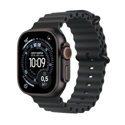 Apple Watch Ultra 3 49mm GPS + Celular Ocean Band Preto