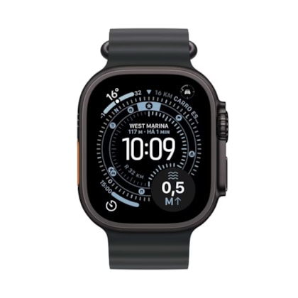 Apple Watch Ultra 3 49mm GPS + Celular Ocean Band Preto