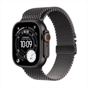 Apple Watch Ultra 3 49mm GPS + Celular Titanio Milanes Preto