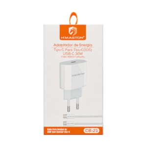 Carregador Tipo C para Tipo C  30-WATTS