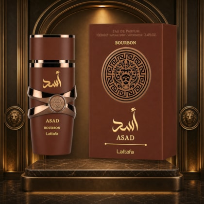 Lattafa Asad Bourbon Eau de Parfum Masculino 100ML