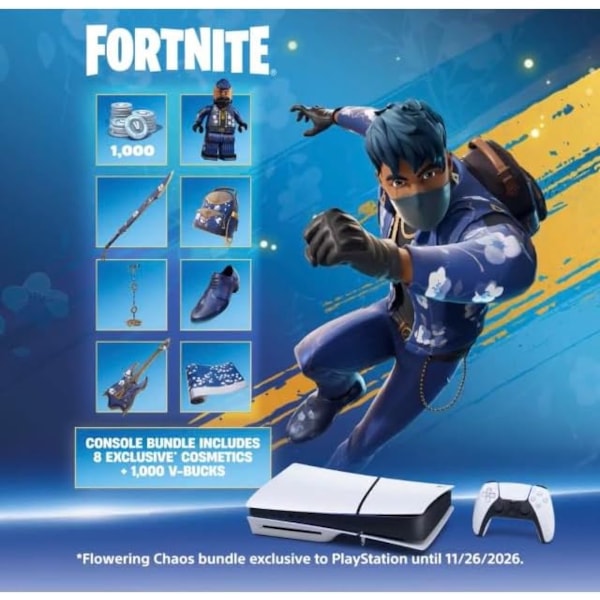 Sony Playstation 5 Slim FORTNITE (HDR Disco)-06437e9c-a84e-4a11-b118-bf60852053c5